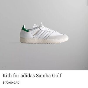 Brand new adidas sambas MEN golf shoes